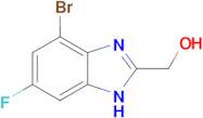 (4-Bromo-6-fluoro-1H-benzo[d]imidazol-2-yl)methanol