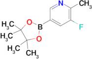 3-Fluoro-2-methyl-5-(4,4,5,5-tetramethyl-1,3,2-dioxaborolan-2-yl)pyridine
