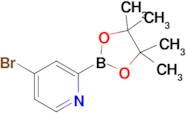 4-Bromo-2-(4,4,5,5-tetramethyl-1,3,2-dioxaborolan-2-yl)pyridine