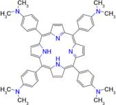 N,N-dimethyl-4-{7,12,17-tris[4-(dimethylamino)phenyl]-21,22,23,24-tetraazapentacyclo[16.2.1.1³,⁶.1⁸,¹¹.1¹³,¹⁶]tetracosa-1,3(24),4,6,8,10,12,14,16,18(21),19-undecaen-2-yl}aniline