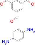 Benzene-1,3,5-tricarbaldehyde compound with benzene-1,4-diamine (1:1)