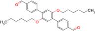 2',5'-Bis(hexyloxy)-[1,1':4',1''-terphenyl]-4,4''-dicarbaldehyde