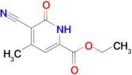 Ethyl 5-cyano-4-methyl-6-oxo-1,6-dihydropyridine-2-carboxylate