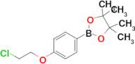 2-(4-(2-Chloroethoxy)phenyl)-4,4,5,5-tetramethyl-1,3,2-dioxaborolane