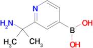 (2-(2-Aminopropan-2-yl)pyridin-4-yl)boronic acid