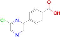 4-(6-Chloropyrazin-2-yl)benzoic acid