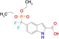 5-((Diethoxyphosphoryl)difluoromethyl)-1H-indole-2-carboxylic acid