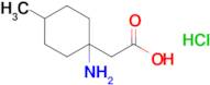 2-(1-Amino-4-methylcyclohexyl)acetic acid hydrochloride