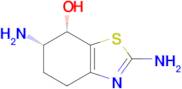 (6S,7S)-2,6-Diamino-4,5,6,7-tetrahydrobenzo[d]thiazol-7-ol