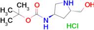 Tert-Butyl ((3R,5S)-5-(hydroxymethyl)pyrrolidin-3-yl)carbamate hydrochloride