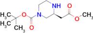 tert-Butyl (S)-3-(2-methoxy-2-oxoethyl)piperazine-1-carboxylate