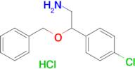 2-(Benzyloxy)-2-(4-chlorophenyl)ethan-1-amine hydrochloride