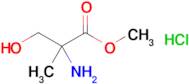 Methyl 2-amino-3-hydroxy-2-methylpropanoate hydrochloride