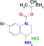 tert-Butyl 4-amino-7-bromo-3,4-dihydroquinoline-1(2H)-carboxylate hydrochloride