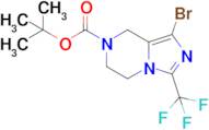 tert-Butyl 1-bromo-3-(trifluoromethyl)-5,6-dihydroimidazo[1,5-a]pyrazine-7(8H)-carboxylate