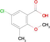 5-Chloro-2-methoxy-3-methylbenzoic acid