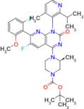 Tert-butyl (3S)-4-(6-fluoro-7-(2-fluoro-6-methoxyphenyl)-1-(2-isopropyl-4-methylpyridin-3-yl)-2-oxo-1,2-dihydropyrido[2,3-d]pyrimidin-4-yl)-3-methylpiperazine-1-carboxylate