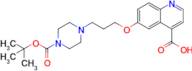 6-(3-(4-(tert-Butoxycarbonyl)piperazin-1-yl)propoxy)quinoline-4-carboxylic acid