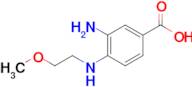 3-Amino-4-[(2-methoxyethyl)amino]benzoic acid