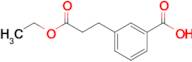 3-(3-Ethoxy-3-oxopropyl)benzoic acid