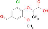 2-(2-Chloro-4-formyl-6-methoxyphenoxy)propanoic acid