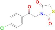 3-[2-(4-Chlorophenyl)-2-oxoethyl]-1,3-thiazolidine-2,4-dione