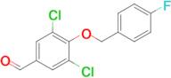 3,5-Dichloro-4-[(4-fluorobenzyl)oxy]benzaldehyde