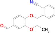 2-[(2-Ethoxy-4-formylphenoxy)methyl]benzonitrile