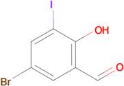 5-Bromo-2-hydroxy-3-iodobenzaldehyde