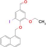 3-Ethoxy-5-iodo-4-(1-naphthylmethoxy)benzaldehyde