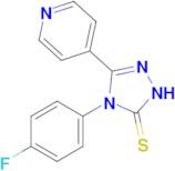 4-(4-fluorophenyl)-3-(pyridin-4-yl)-4,5-dihydro-1H-1,2,4-triazole-5-thione