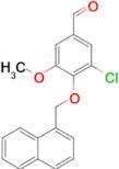 3-Chloro-5-methoxy-4-(1-naphthylmethoxy)benzaldehyde