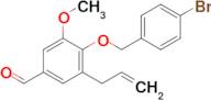 3-Allyl-4-[(4-bromobenzyl)oxy]-5-methoxybenzaldehyde