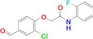 2-(2-Chloro-4-formylphenoxy)-n-(2-fluorophenyl)acetamide