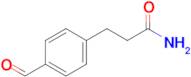 3-(4-Formylphenyl)propanamide