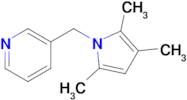 3-((2,3,5-Trimethyl-1h-pyrrol-1-yl)methyl)pyridine