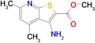 Methyl 3-amino-4,6-dimethylthieno[2,3-b]pyridine-2-carboxylate