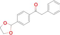 1-(4-(1,3-Dioxolan-2-yl)phenyl)-2-phenylethanone