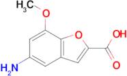 5-Amino-7-methoxy-1-benzofuran-2-carboxylic acid