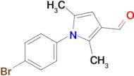 1-(4-Bromophenyl)-2,5-dimethyl-1h-pyrrole-3-carbaldehyde