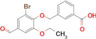 3-((2-Bromo-6-ethoxy-4-formylphenoxy)methyl)benzoic acid