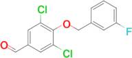 3,5-Dichloro-4-[(3-fluorobenzyl)oxy]benzaldehyde