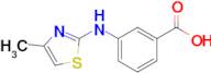 3-[(4-Methyl-1,3-thiazol-2-yl)amino]benzoic acid