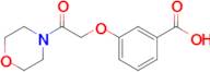 3-[2-(4-Morpholinyl)-2-oxoethoxy]benzoic acid