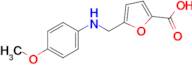 5-[(4-Methoxyanilino)methyl]-2-furoic acid