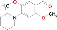 2,5-Dimethoxy-4-(1-piperidinyl)benzaldehyde