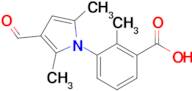 3-(3-Formyl-2,5-dimethyl-1h-pyrrol-1-yl)-2-methylbenzoic acid