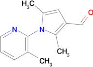 2,5-Dimethyl-1-(3-methylpyridin-2-yl)-1h-pyrrole-3-carbaldehyde