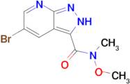5-bromo-N-methoxy-N-methyl-2H-pyrazolo[3,4-b]pyridine-3-carboxamide
