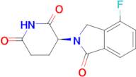 (S)-3-(4-Fluoro-1-oxoisoindolin-2-yl)piperidine-2,6-dione